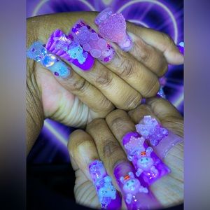 (glow in the dark) candy junk freestyle (purple)